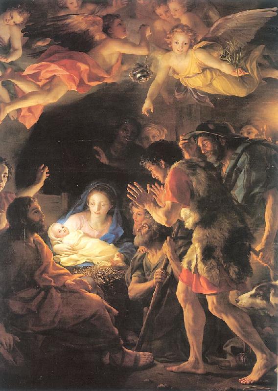 MENGS, Anton Raphael The Adoration of the Shepherds